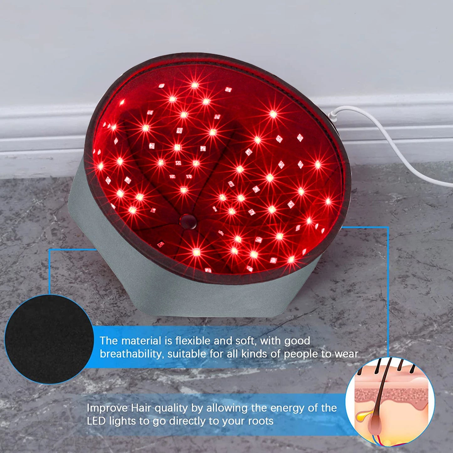 EZE120 Red Light Cap
