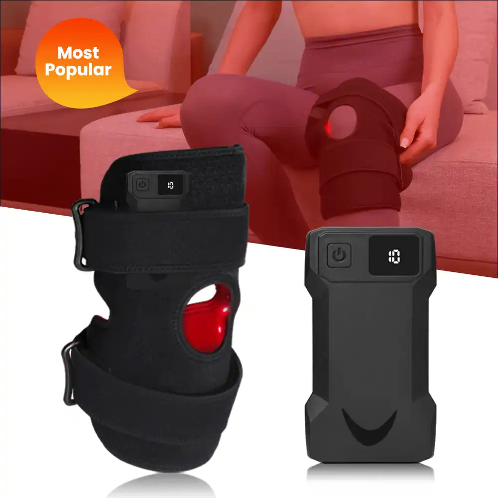 EZE TLB60-B Red Light Therapy Knee Brace