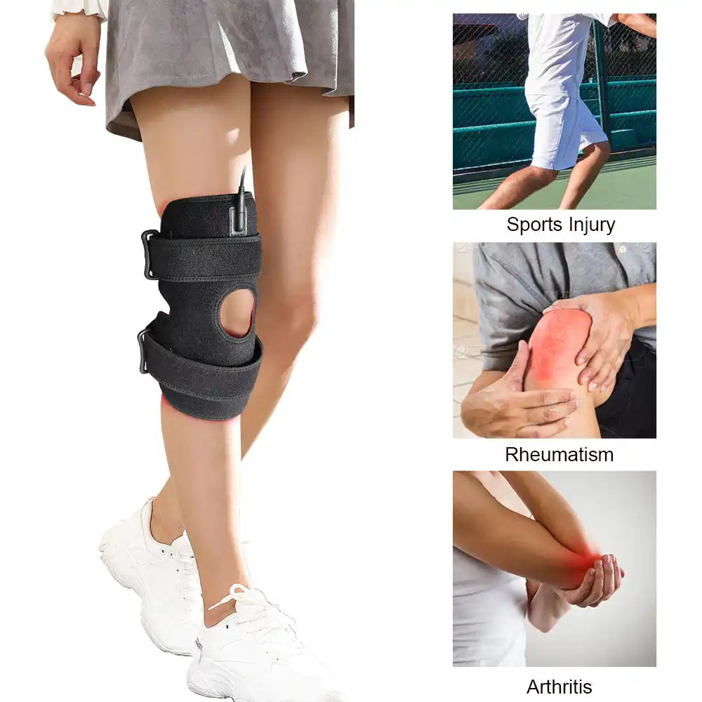 EZE TLB60-B Red Light Therapy Knee Brace
